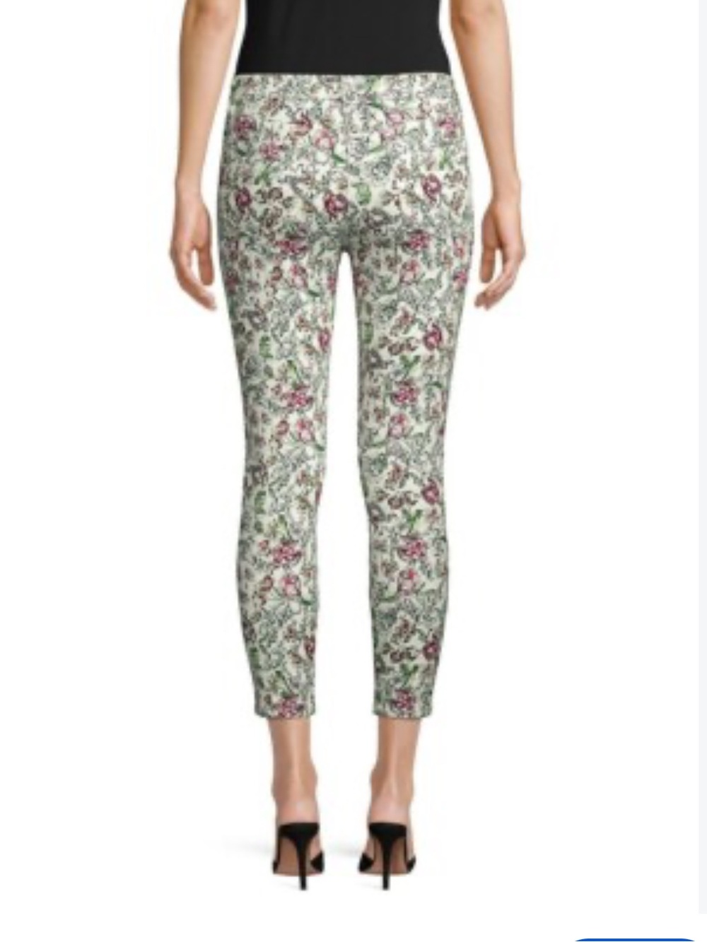 Hod Paris Floral mid/high rise slim leg Women's Pants size 26